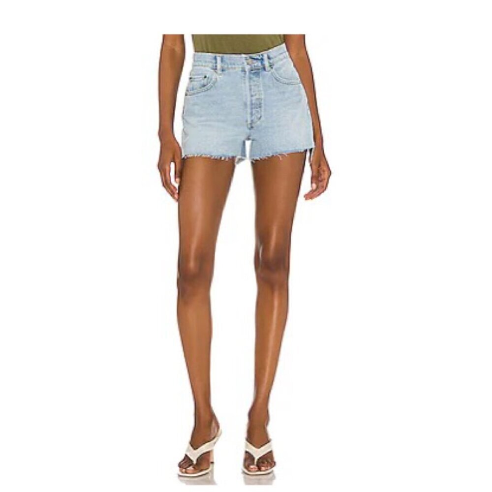Boyish THE CODY Denim High Rise Cut Off Short Sz 26 in SUNRISE
